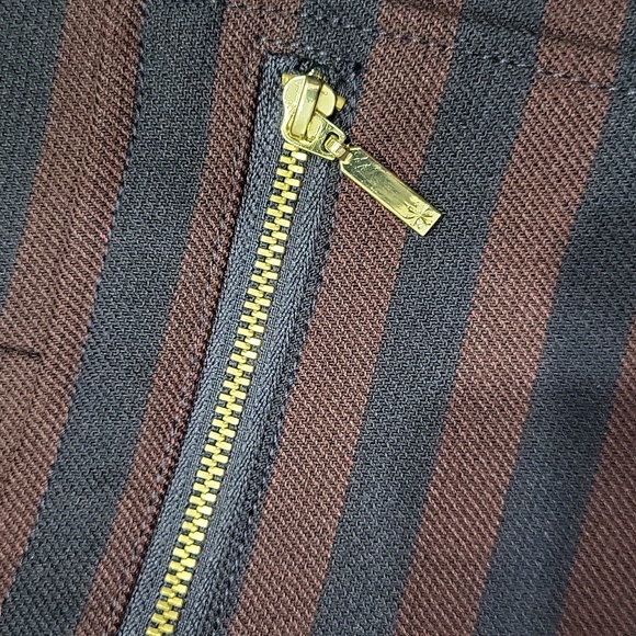 NWOT new Isaac Mizrahi Live women's stripped heavy thick material blazer jacket - Picture 7 of 10